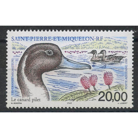 St Pierre 1999 Pintail Duck, u/m. SG813