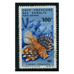 Somali Cost 1966 100f Lion Fish, fine cds used. SG501