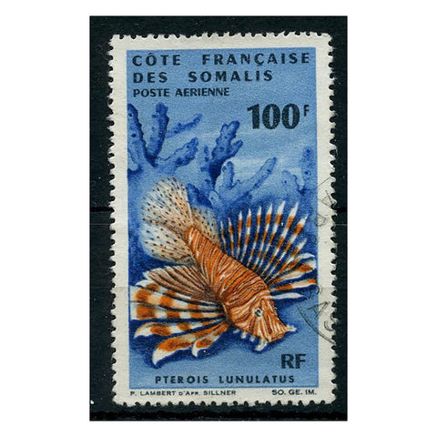 Somali Cost 1966 100f Lion Fish, fine cds used. SG501