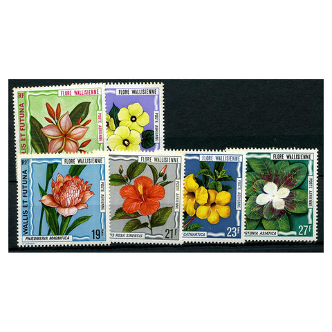 Wallis & Futuna 1973 Flowers, u/m. SG226-31 (no top value)