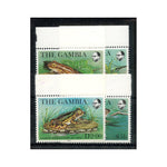 Gambia 1982 Frogs, u/m SG484-87