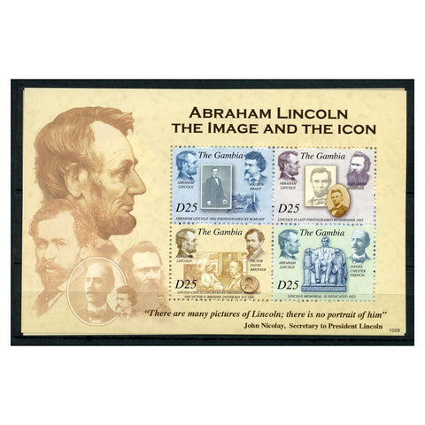 Gambia 2010 Abraham Lincoln, u/m. SGMS5305+ MS5306
