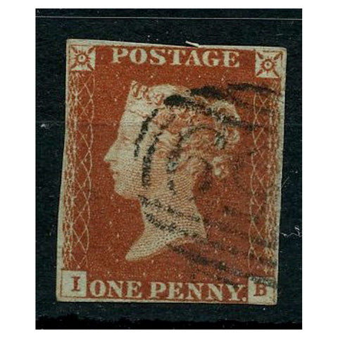 GB 1841 1d Deep red-brown, near 4 margins, fine used with 1844 PM in black. SG10
