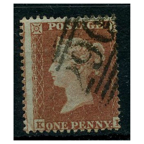 GB 1855-57 1d Red-brown, pl II, perf 14, good to fine used. SG24