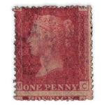 gb-1864-79-1d-rose-red-plate-158-u-m-with-gum-crackle-sg43