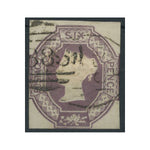 GB 1847-54 6d Purple, 1 good margin, good embossing, fine used. SG60