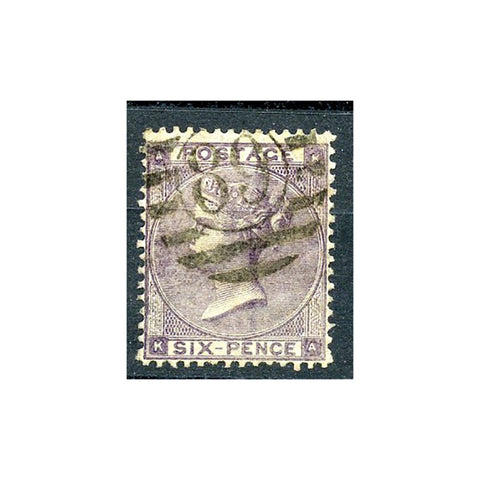 1862-64 6d Deep-lilac, plate 3, fine used for type. SG83