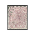1876 2-1/2d Rosy-mauve, plate 4, fine used. SG141