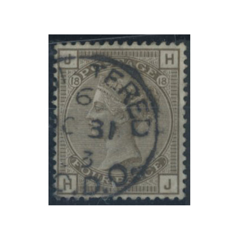 GB 1880-83 4d Grey-brown, plate 18, fine cds used. SG160
