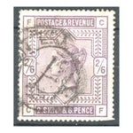 GB 1883-84 2/6d Deep-lilac / lightly blued ppr, good to fine used, couple trimmed perfs. SG179a