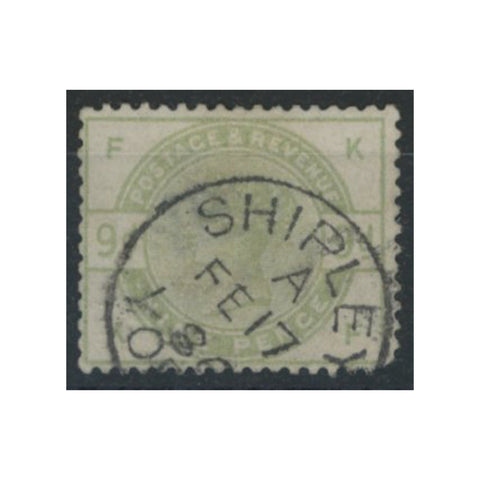 gb-1883-9d-dull-green-wmk-inverted-fine-cds-used-a-rare-variety-of-a-good-stamp-sg195wi