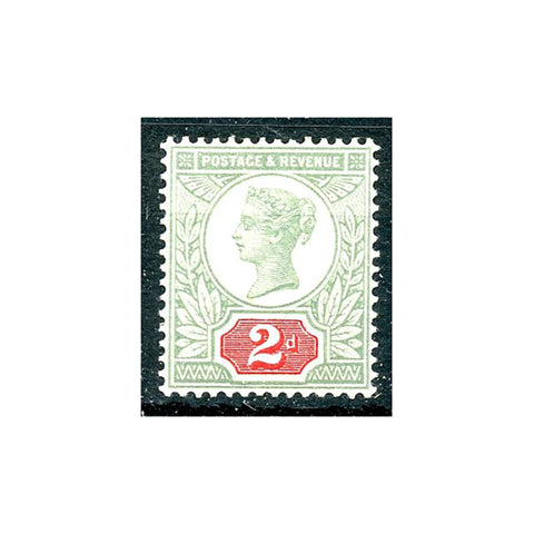 1887-92 2d Grey-green & carmine, fine u/m. SG200