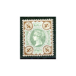 1887-92 4d Green & deep-brown, fine u/m. SG205a