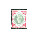 1900 1/- Green & carmine, good to fine u/m. SG214