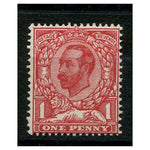 GB 1911-12 1d Carmine, die B, u/m. SG329