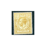 1924-26 1/- Bistre-brown, block cypher, u/m. SG429