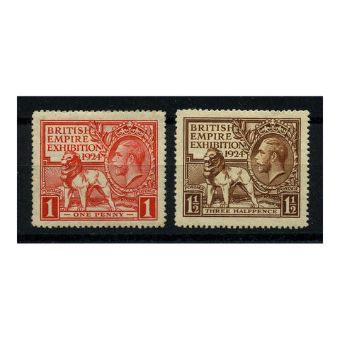 GB 1924 Wembley exhibition, mtd mint. SG430-31