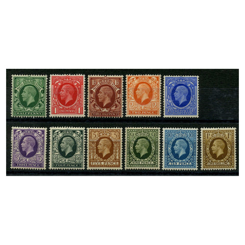 GB 1934-36 Photograveur basic set, lightly mtd mint. SG439-49