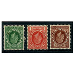 GB 1935 Photogravure wmk inverted set of 3, fresh mtd mint. SG439w-41w