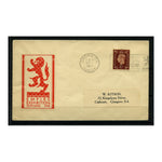 GB 1938 1-1/2d Used on Glasgow Empire Exhibition cover with official label. SG464