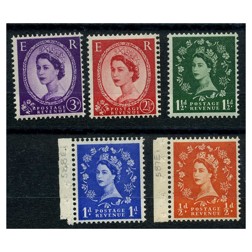 GB 1958 Graphite inverted wmk set, u/m. SG587wi-92wi – The Stamp Centre