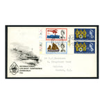 GB 1963 Lifeboat conference, used on illustrated FDC from London - all are cyl examples. SG639-41