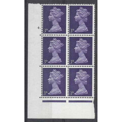 gb-1968-3d-violet-cylinder-4-dot-2-wide-band-block-of-6-u-m-very-unusual-sg730