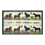 GB 1978 Horses, in traffic light gutter pairs, u/m. SG1063-66