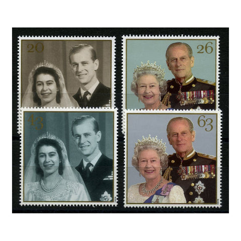 GB 1997 Golden Wedding, u/m. SG2011-14