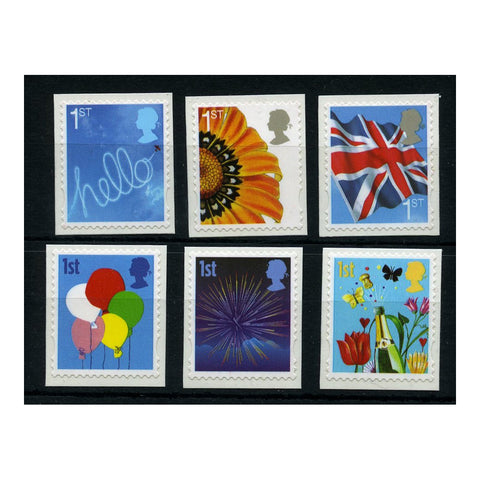 GB 2008 'Smiler' stamps, u/m. SG2819-24