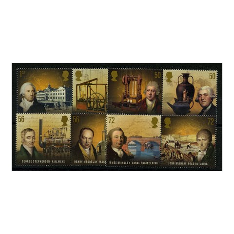 GB 2009 Industrial revolution, se-tenant pairs, u/m. SG2916a-22a