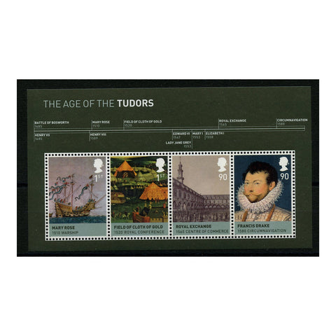 GB 2009 Tudors, u/m. SGMS2930