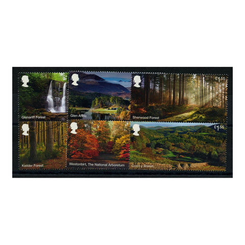 GB 2019 Forests, in se-tenant pairs, u/m. SG4247a-51a