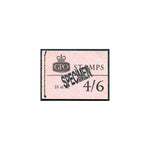 1964 (May) 4/6d Violet, type D, SPECIMEN bklt, no stamps. SGL47s