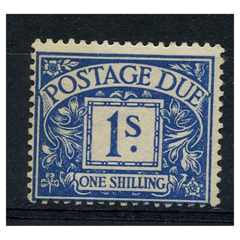 GB 1915-22 1/- Bright-blue, wmk sideways inverted, lightly mtd mint. SGD8Wi
