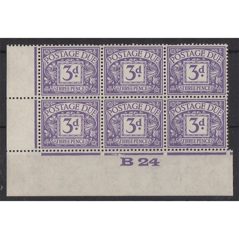 gb-1924-3d-dull-violet-b24-control-marginal-block-of-6-mtd-in-selvedge-mint-sgd14