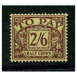 GB 1924-31 2/6d Purple / yellow, fresh mtd mint. SGD18