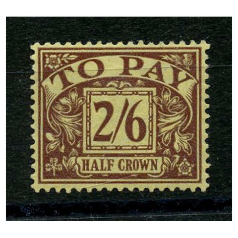 GB 1924-31 2/6d Purple / yellow, fresh mtd mint. SGD18