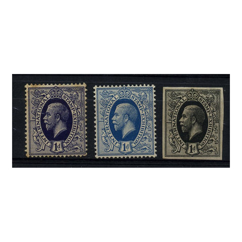 GB 1912 3 Different KGV 'ideal stamp' essays, pntd by Waterlow on a Wharfedale machine, all fauly.