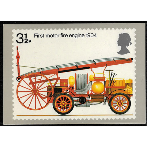 GB 1974 3-1/2p Fire engine, PHQ card no. 6, fine mint. SG950