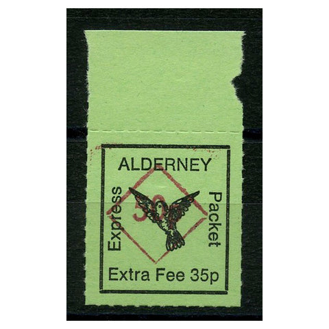 GB Alderney 1979 Extra fee taxi ovpt in red, mint as issued. A276