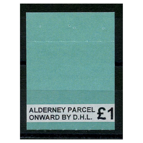 GB Alderney 1995 £1 Onward by DHL, mint as issued. A92