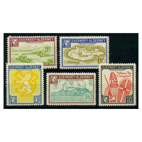 GB Alderney 1963 Definitive set, lightly mtd mint. AC6-1