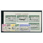 GB Alderney 1965 Europa (aircraft) inc M/S, u/m. AC46-51