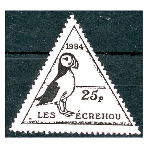 Les Ecrehous 1984 25p Puffin triangular, u/m. LE1