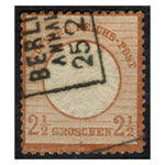 Germany 1872 2-1/2g Chestnut, large eagle, fine used. SG21
