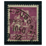 Germany 1922 60pf Claret, cds used. SG183