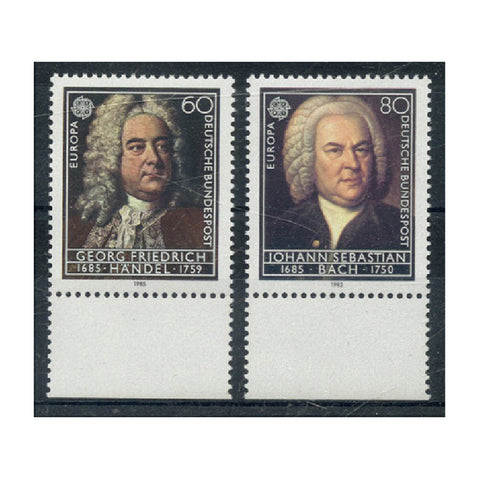 Germany 1985 Europa - Composers, u/m, SG2096-7