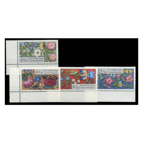 Germany 1985 Relief Funds - Prayer Borders, u/m SG2107-10