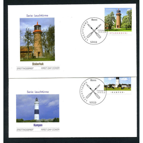 Germany 2016 Lighthouses, FDC(2), SG4071-72